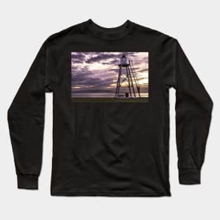 Silloth Lighthouse, Cumbria, On The Solway Firth Long Sleeve T-Shirt